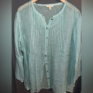 Eileen Fisher Linen Blouse - image 1